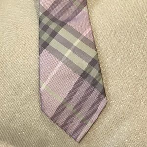 Burberry London Classic Check Tie-Purple